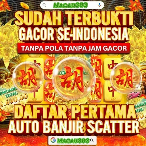 MACAU303 Bonus Member Baru 100%